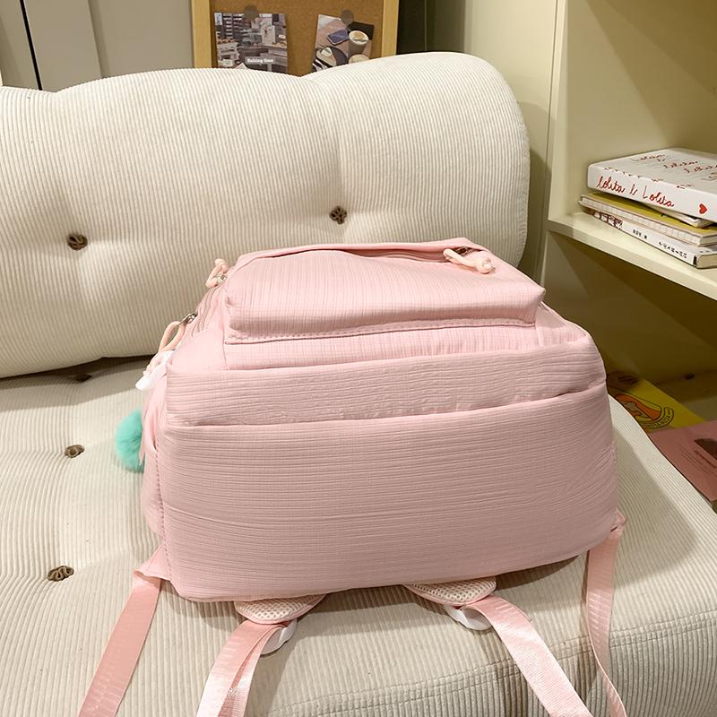 Large Capacity Junior High School Student Schoolbag Girls Travel Lightweight Backpack