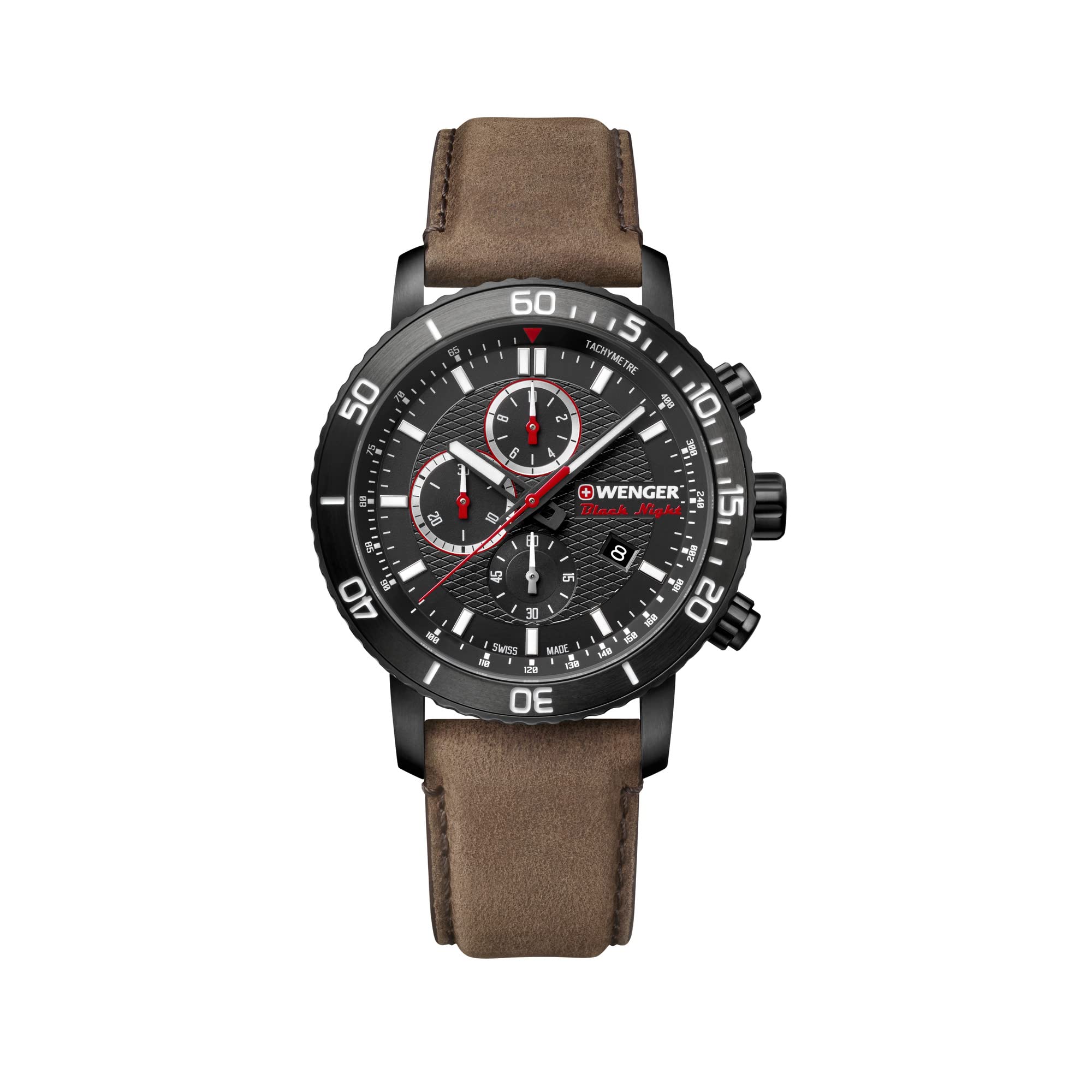 

Годинник WENGER ROADSTER BLACK NIGHT CHRONO подарунковий кварцовий [WENGER] 01.1843.107 []