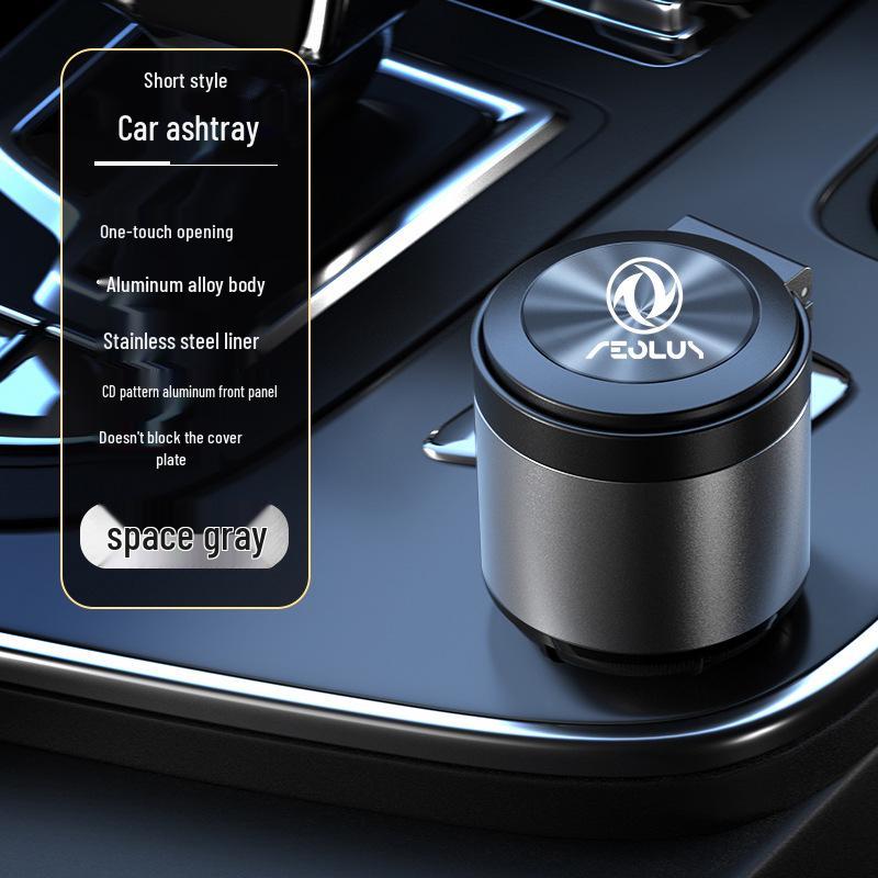 Dongfeng Fengshen L8/L7, Yixuan Haohan, AX7 Car Ashtray with Light - Creative Car Accessory