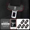 AAFO1 Car Styling Seatbelt Protector Clip Anti-Collision Anti-Scratch Cover Accessories For Skoda S Kodiaq Octavia 2 3 Yeti Karoq