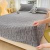 2025 Cearceaf de Pat de Pluș Lenjerie de Pat Cearceaf Velvet Cearceaf de Pat Litera 3D Love Husă de Saltea Elastic Ajustabil Cearceaf cu Elastic