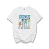 Cute and Playful Printed T-shirts for Summer and Autumn 2025 Loose and Casual Short-sleeved Men's and Women's Sportswear Tops