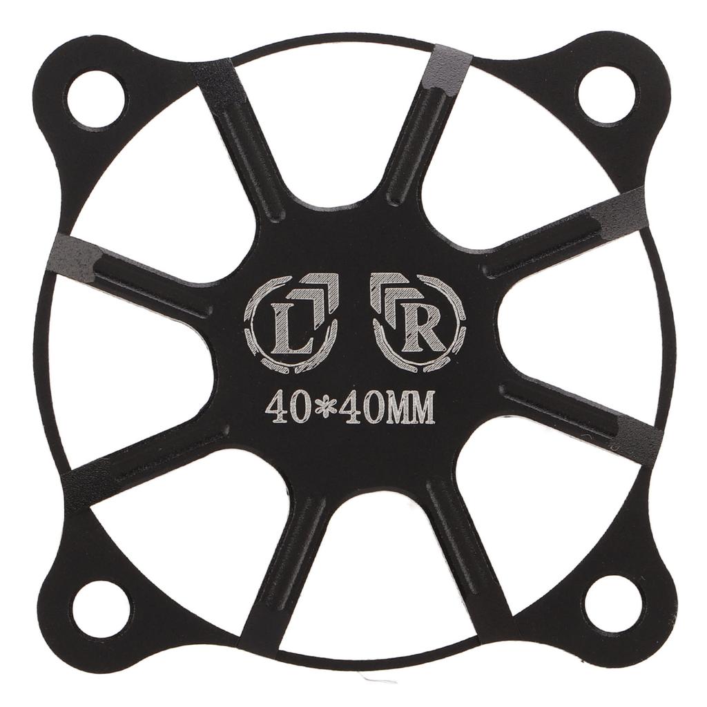 3Pcs Motor Cooling Fan Cover Black Red Blue 40x40mm Aluminium Alloy Light Weight RC Cooling Fan Cover for Motor ESC