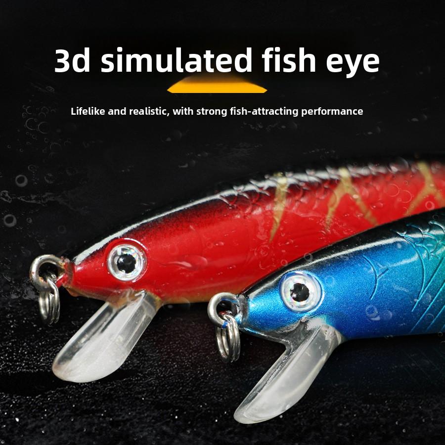 Luya Bait Mino 10cm/9g Floating Water Sound Bead Simulation Bait Hard Bait Bait Luya Bait Mino