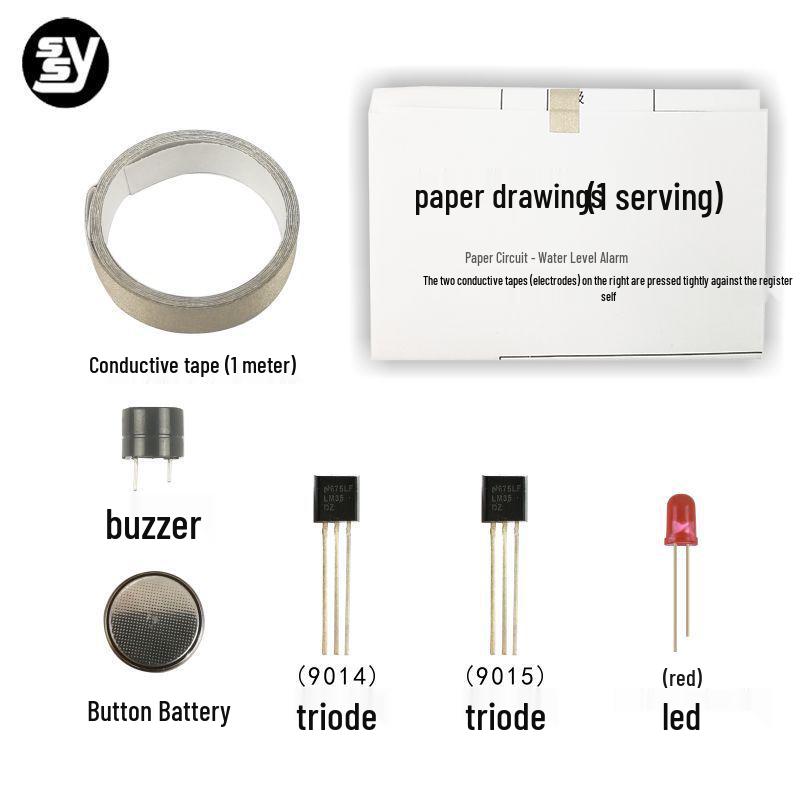 DIY Water Level Alarm Kit for Beginners: Primary & Secondary School Electronic Circuit Experiment