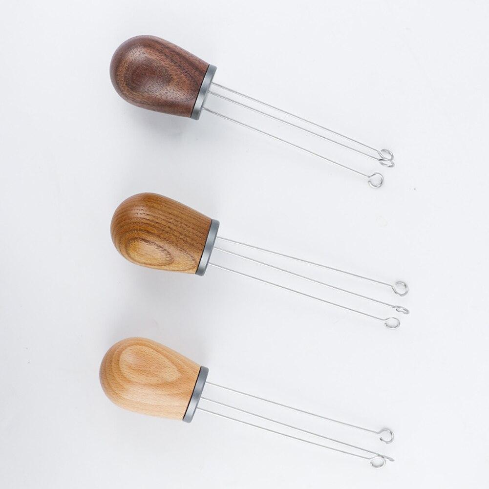 Espresso Coffee Stirrer Coffee Powder Hand Tamper Distributor  Stainless Steel Home Kitchen Auxiliary Tools