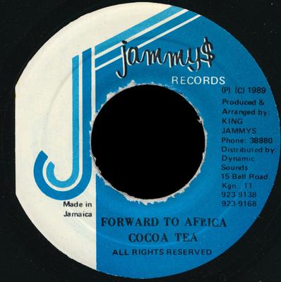7inch Record COCOA TEA - Forward To Africa NONE Jammy's Records 1989 Jamaica Reggae, Ska & Dub Used