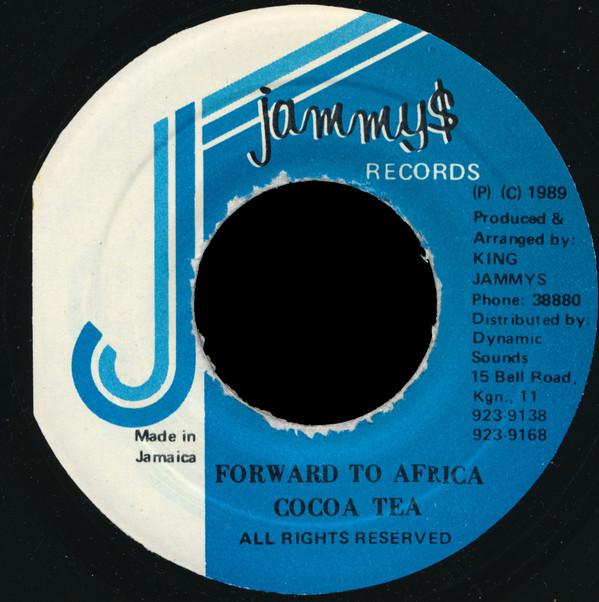 

7inch Record COCOA TEA - Forward To Africa NONE Jammy s Records 1989 Jamaica Reggae, Ska & Dub Used