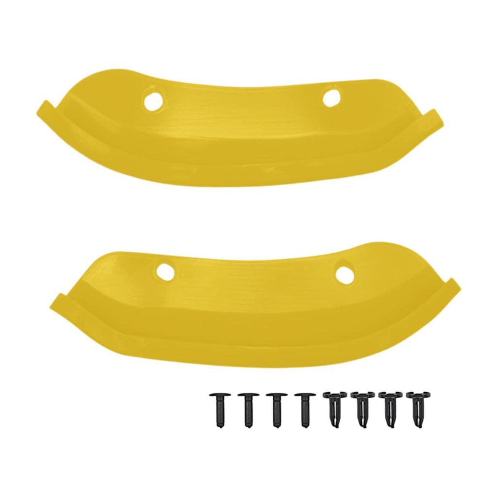 Front Bumper Lip Spoiler Splitter PP Plastic Universal Front Lip Protector Car Exterior Trim for Vehicle Decoration