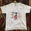 Pete der Kater Band lustiges T-Shirt weiß Gildan Grafik-T-Shirt