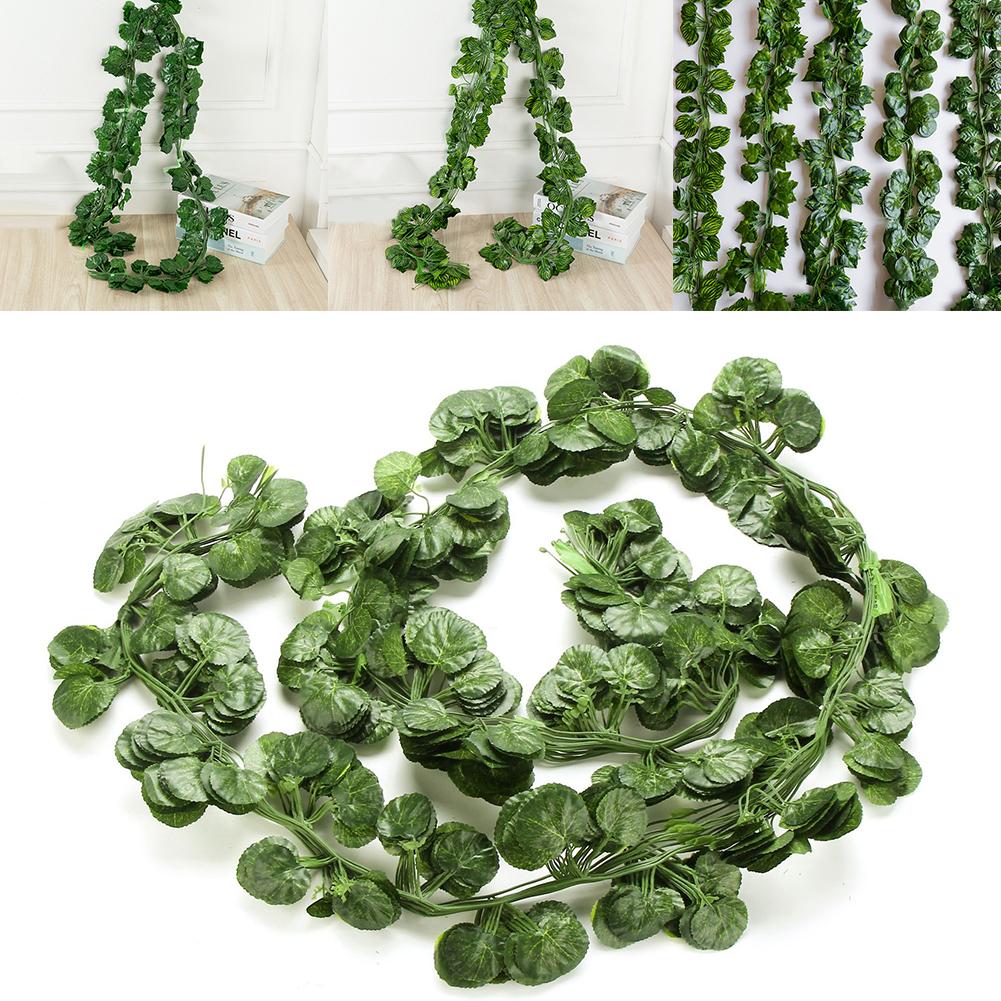 Home Decor Party Decor Green Green Plant Rattan Fake Vines Decoration Vibrant Green Hues Low-maintenance Decor