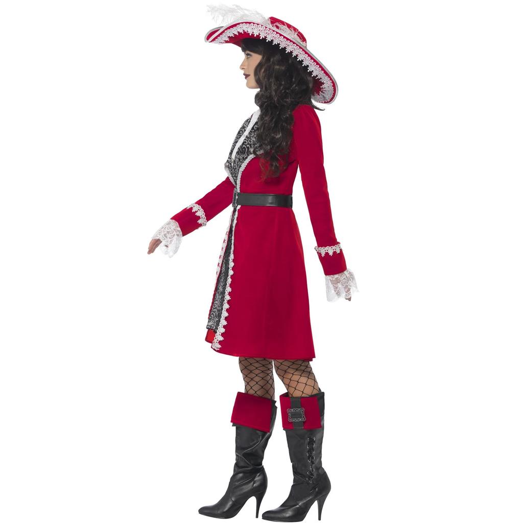 Smiffys Womens/Ladies Deluxe Authentic Captain Costume Set
