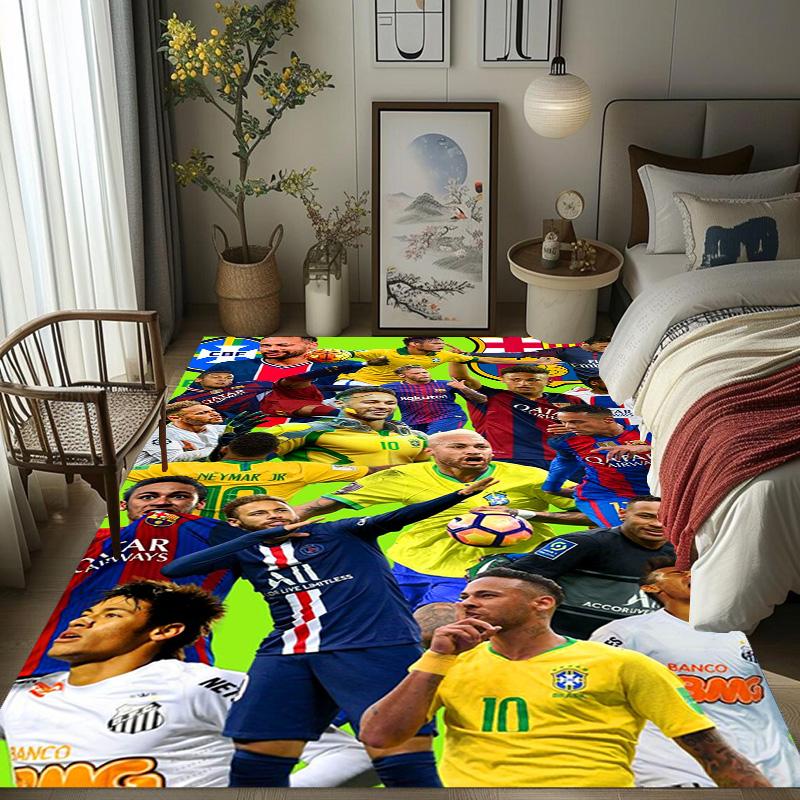 Brazilian Football Glory carpet Living room and bedroom mats printing Protective pad Room Office chair cushion