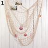 Mediterranean Ocean Decorative Fish Net Hemp Rope 39.37 in