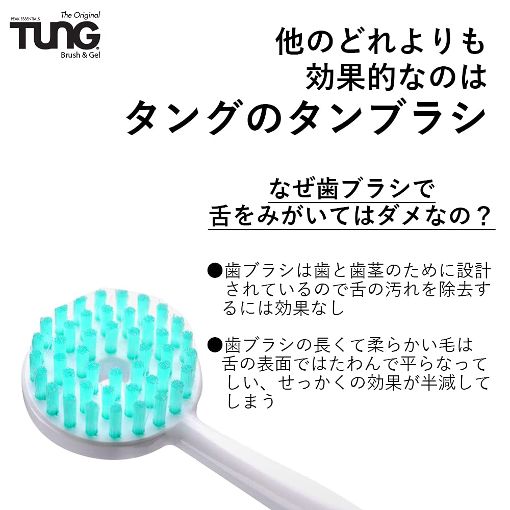 TUNG Tongue Brush, 4-Pack (Official Import)