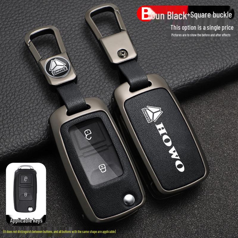 Sinotruk Howo Max, TH7 & Warrior Key Case for Light & Heavy Trucks - Men's Shell Bag with Buckle