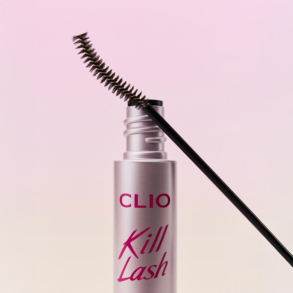 CLIO Kill Lash Superproof Mascara Fine 002 Mousse Brown, Korean