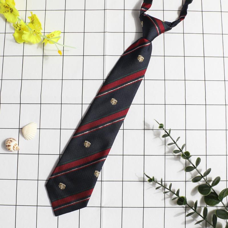 Jk Small Tie Female College Style Lazy Japanese Plaid Uniform Shirt Tie Student Ins Men'S And Women'S Short Styles Free Of Charge