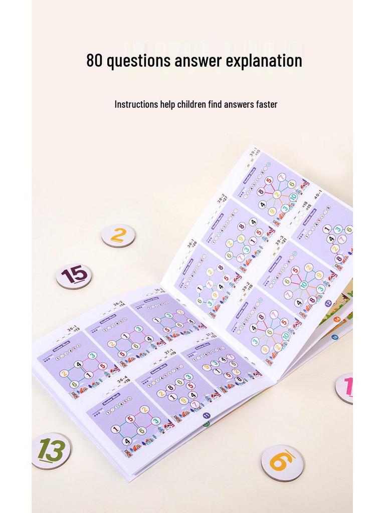 Mathematical Logic Puzzle: Montessori Addition & Subtraction Teaching Aid