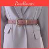 Leather Womens Belt With Vintage Alloy Buckle For Casual Fashion