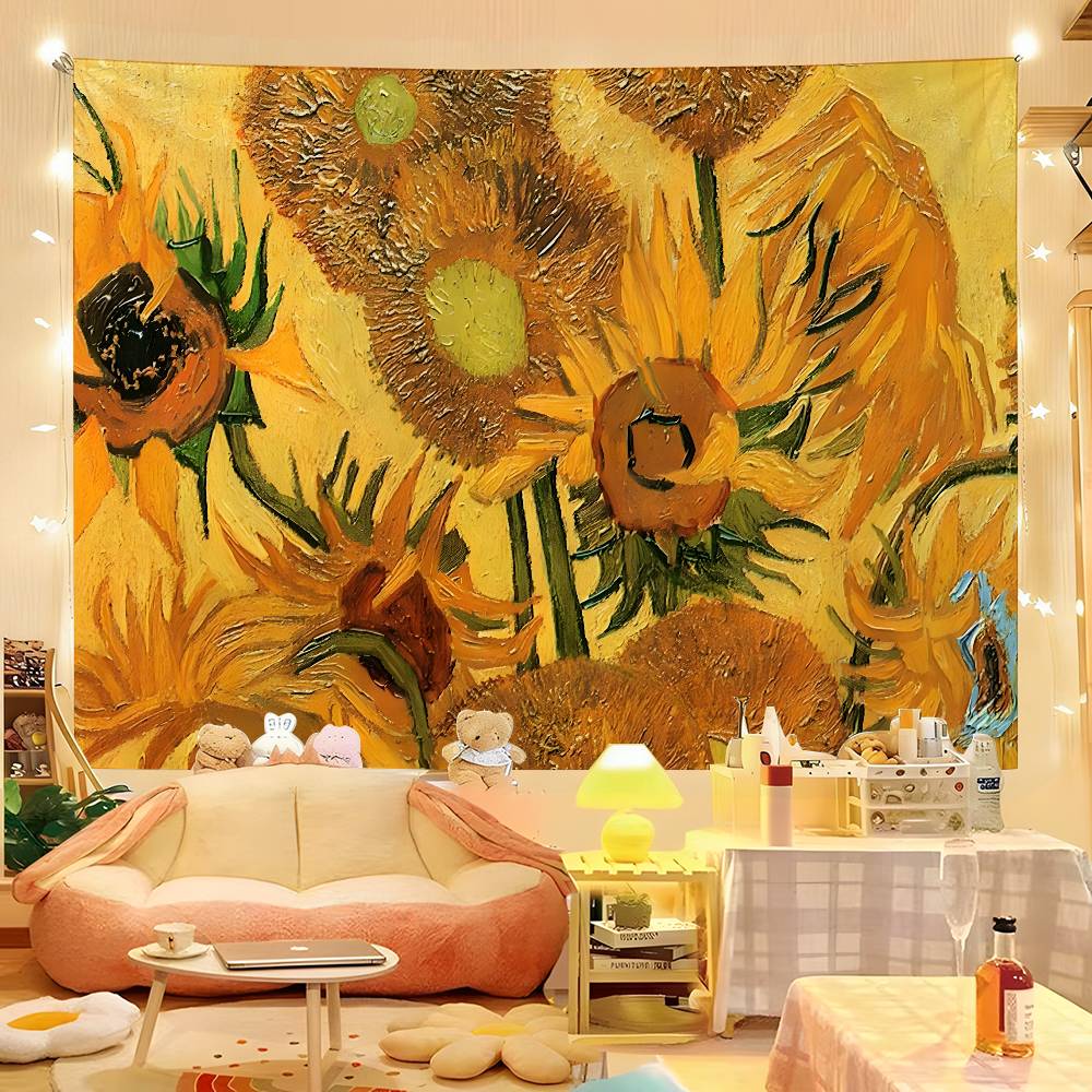 

1pc Vincent Van Gogh Great Work Colorful Hippie Psychedelic Bar Living Room Study Bedroom Dorm Decor Aesthetic 74x94cm(29x37in)