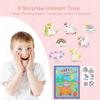 2025 6 - Piece Unicorn Bath Bombs Set with Surprise Toys Inside, Colorful Fizzy Spa Treats for Kids & Unicorn Lovers