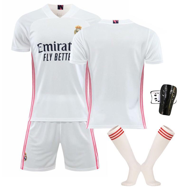 20-21 Home No. 7 C Ronaldo Football Suit Men's 20 Vinicius 4 Ramos 8 Cross