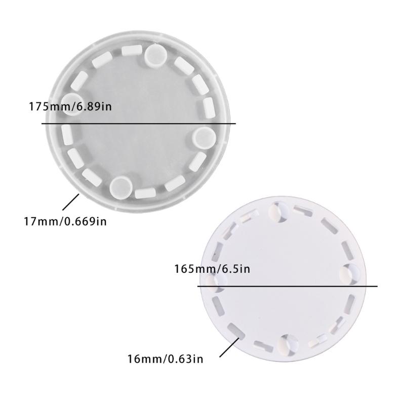 Silikonform für Kerzenständer aus Gips, Kerzensockelform, aushöhlen Haus Kerzenhalterform, Ornamente, Wohndekoration