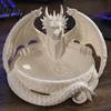 Gothic Home Decor 3D Printed Dragon Jewelry Tray Fantasy Catchall Key Desktop Storage Artifact Holder Medieval Gift for Fans Unique Bowl