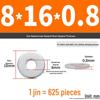 Extra Large Galvanized Metal Flat Washer - Thickened Round Screw Washer M6-M16