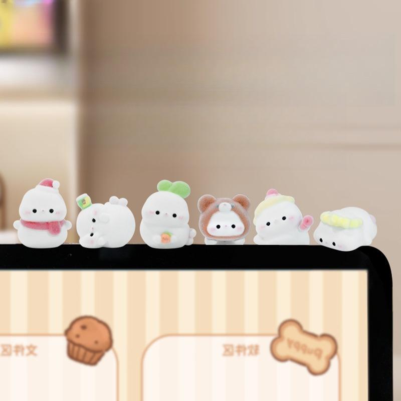 Cute Dachshund Sausage Dog Monitor Decor Funny Duck Bunny Desk Ornaments Kawaii Computer Edge Figurines for Office Home New 2026