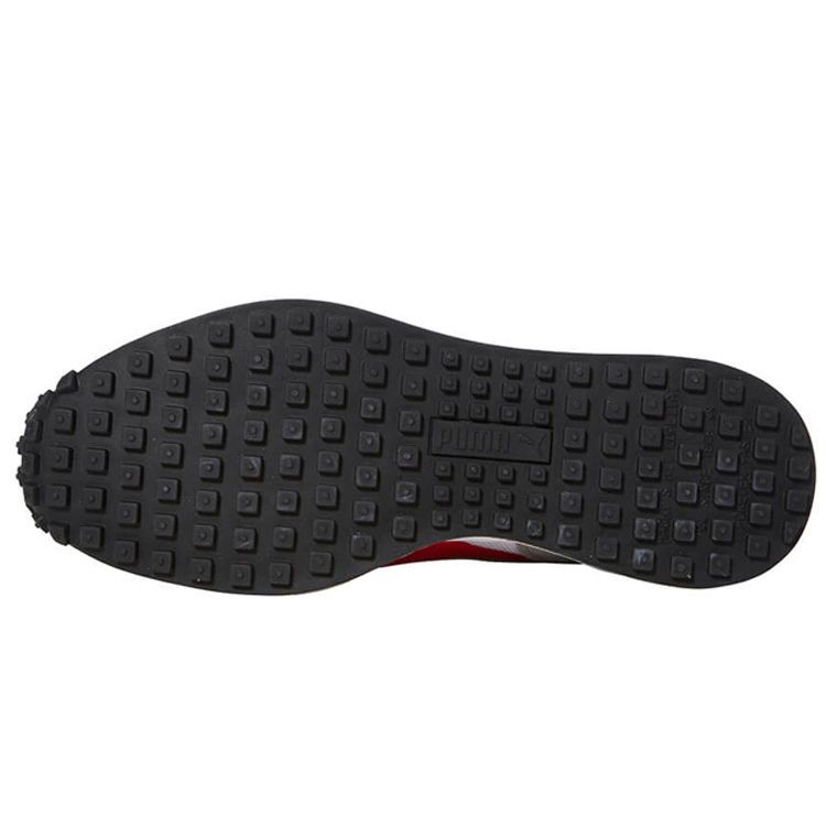 Puma Style Rider Play On SD Mesh White Scarlet Unisex Sneakers Snorl-Blue 382490-01