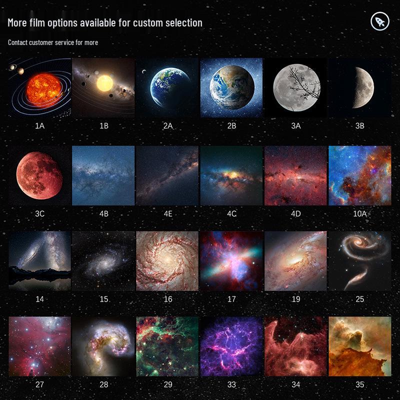 Globe Galaxy Starry Sky Projector: 13 HD Film Sets for Bedroom Ambiance