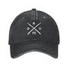 Drumsticks Drummer Cycling And Running Baseball Cap Protects The Forehead Fishing Vintage Washed Denim Hat