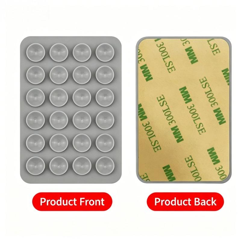 Silicone Suction Cup Mobile Phone Seat Cushion Fixed Non-slip Strong Grip Single-sided Shell Mounting Back Sticker