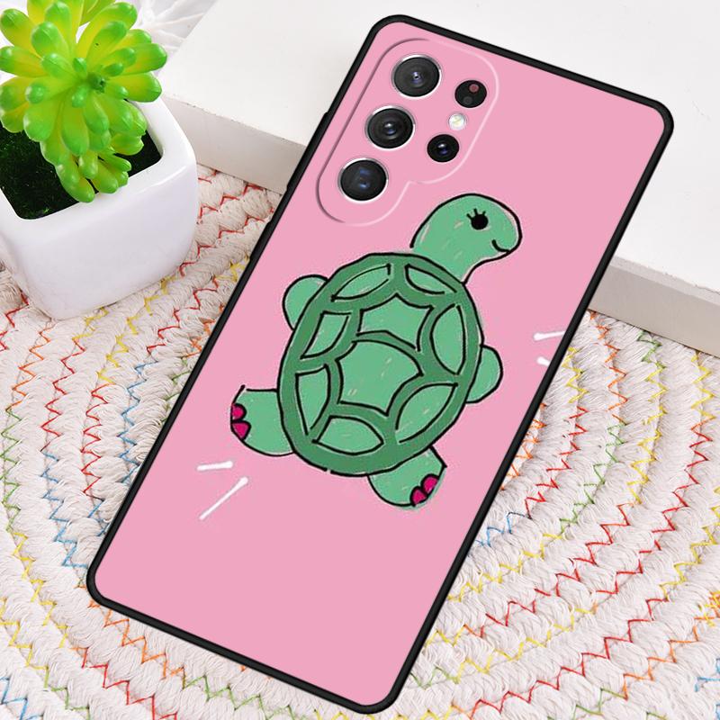 Cartoon Turtle Phone Case for Samsung Galaxy note 10 pro S26 Ultra S23 S24 FE S25 S21 S22 PLUS shockproof Cove