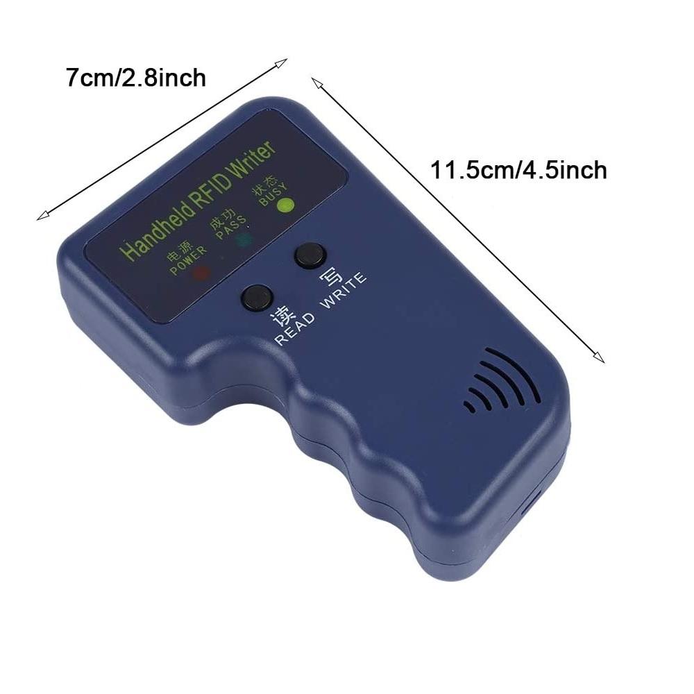 Handheld RFID ID Card Copier Key Reader Writer Duplicator 125KHz+5PCS Tags