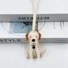 New Pu Handmade Labrador Dog Pendant Car Leather Puppy Bag Pendant Pendant Exquisite Jewelry Cute Bag Charm