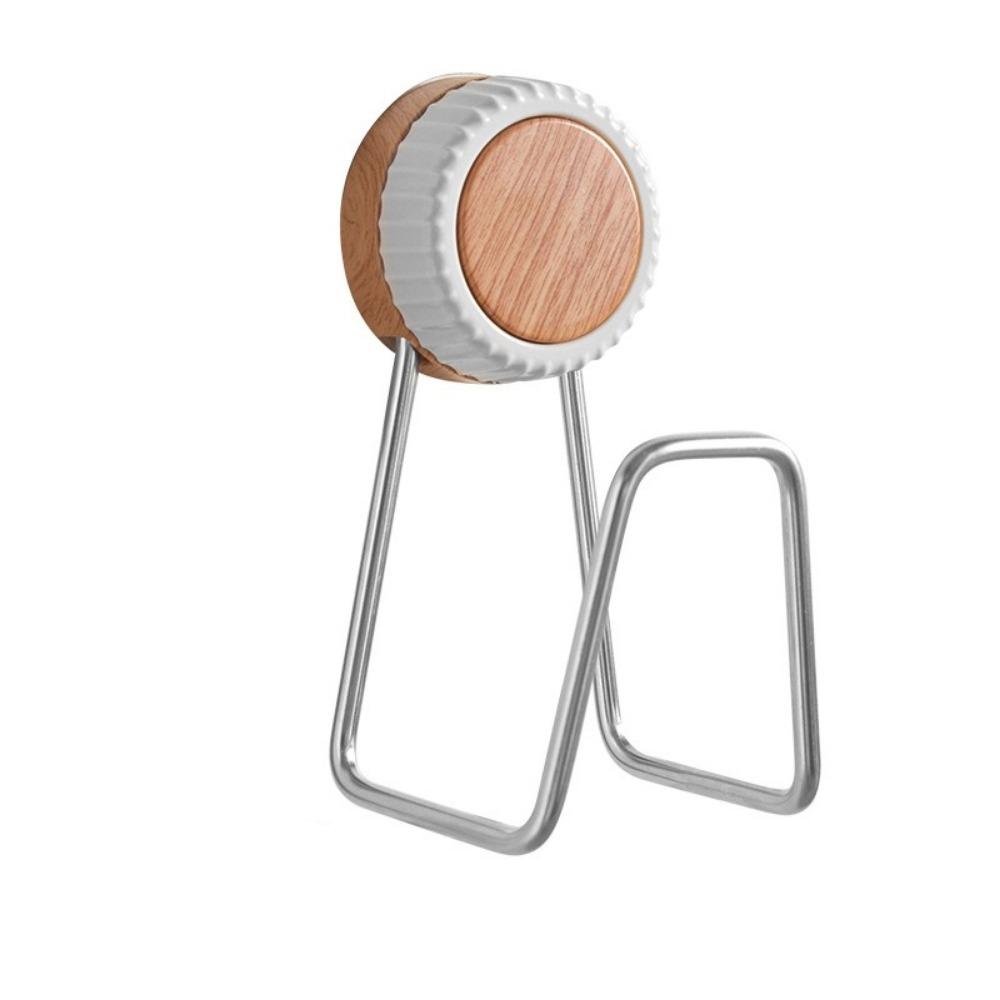 Stainless Steel Suction Cup Cutting Board Holder Rustproof Space Saving Pot Lid Storage Rack Moisture-proof