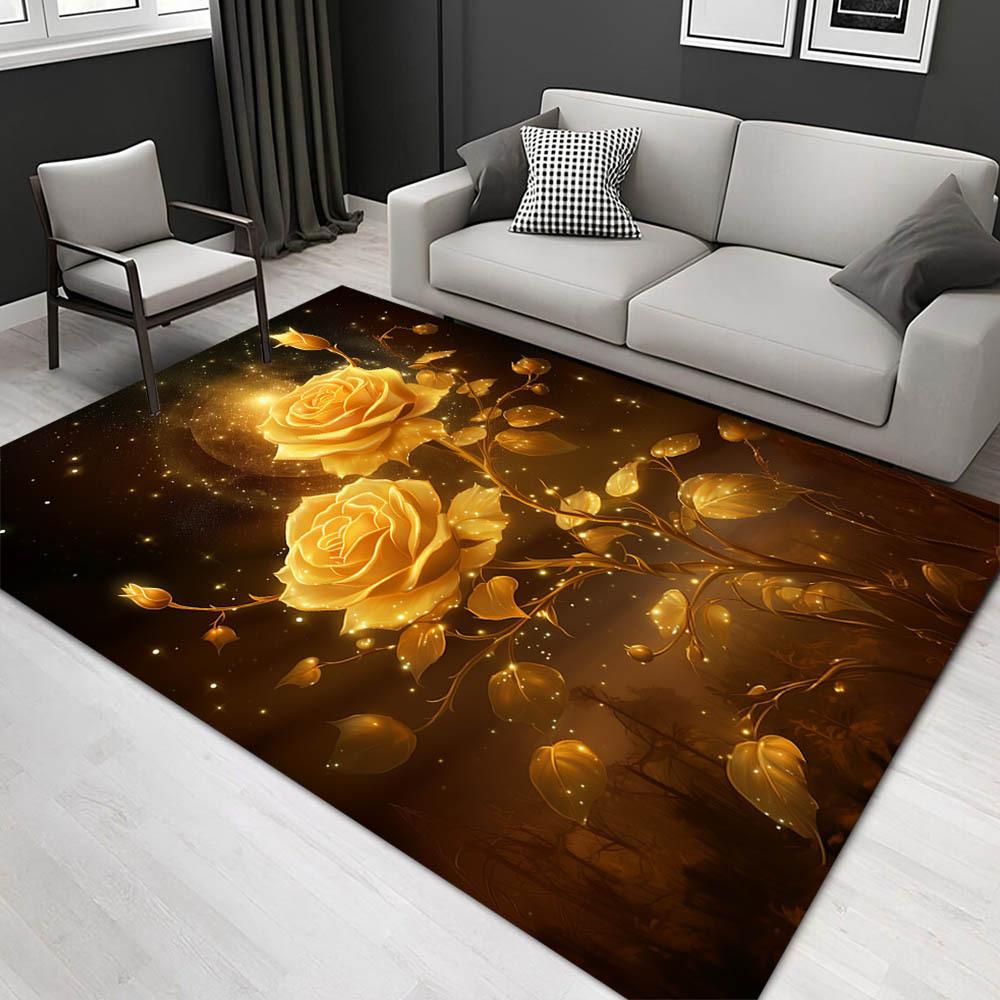 

1pc 21977117610 Pattern Carpet, Area Rug For Living Room Bedroom Room Bed Chair Laundry Entryway Corridor Yard Non-slip Outdoor Camping Rug 60cm by 90cm
