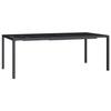 VidaXL Table de jardin anthracite 200x100x72 cm acier 362747