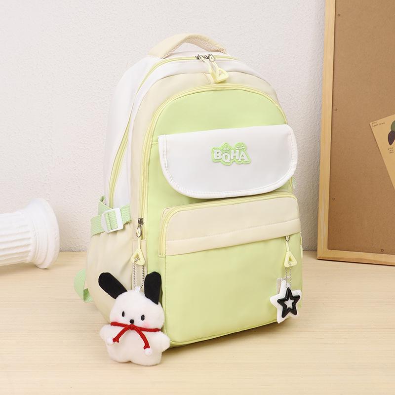 Fashionable Color-blocking Backpack for College Students In Large-capacity Backpack