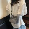 Denim Small Bag Women's Bag Multi-compartment Casual Fashion Simple Change Mobile Phone Bag Messenger Bag Fashion Shoulder Square