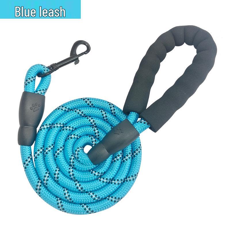 Langlebige reflektierende Nylon-Hundeleine - Explosionsgeschützt, Verschleißfest, Nachtsicher