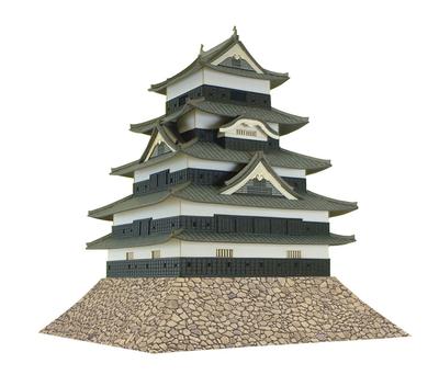 Sankei Berühmte Burgen Serie Burg Matsumoto 1/300 MK04-03