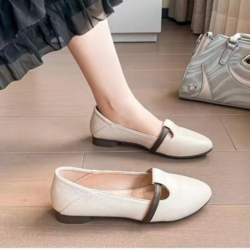 Módní letní 2024 nové pohodlné dámské boty s měkkou podrážkou a tlustým podpatkem na nízkém podpatku