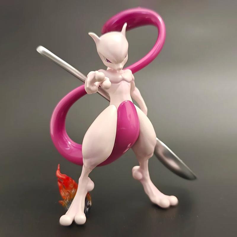 10cm Pokemon Mewtwo Anime Action Figure Pvc Collection Model Toys Gifts
