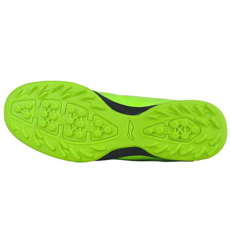 Li Ning Soccer Shoes Men's Low top Neon Bright Green/New Basic Black ASTQ011-5