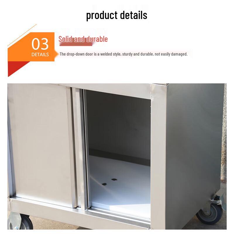 Stainless Steel Mobile Condiment Cart