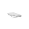 Drap housse uni 160x200 cm ZZZ blanc